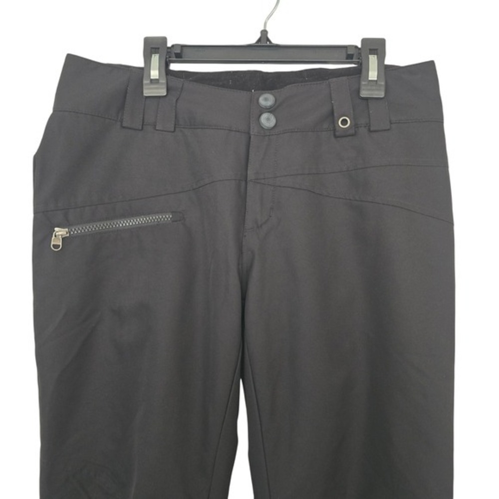 Obermeyer Womens‎ Black Insulated Ski Snow Pants Adjustable Waist Size 4 Regular